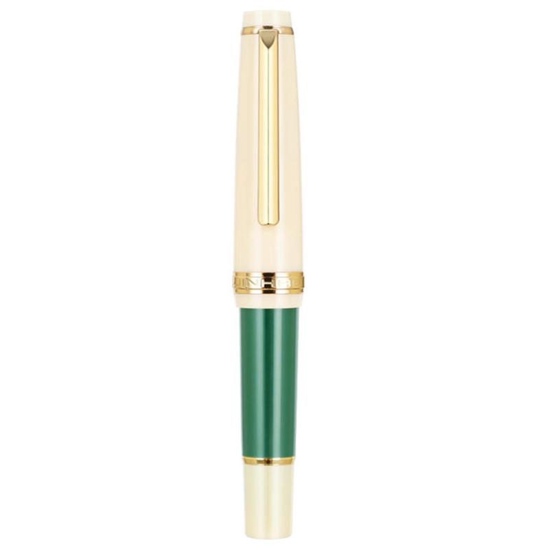 

Jinhao 82 Fountain Pen Customized Mixed Macaron Color Acrylic EF/F/M/Bent Nib Golden Trim with Converter Writing Pen M0.7MM