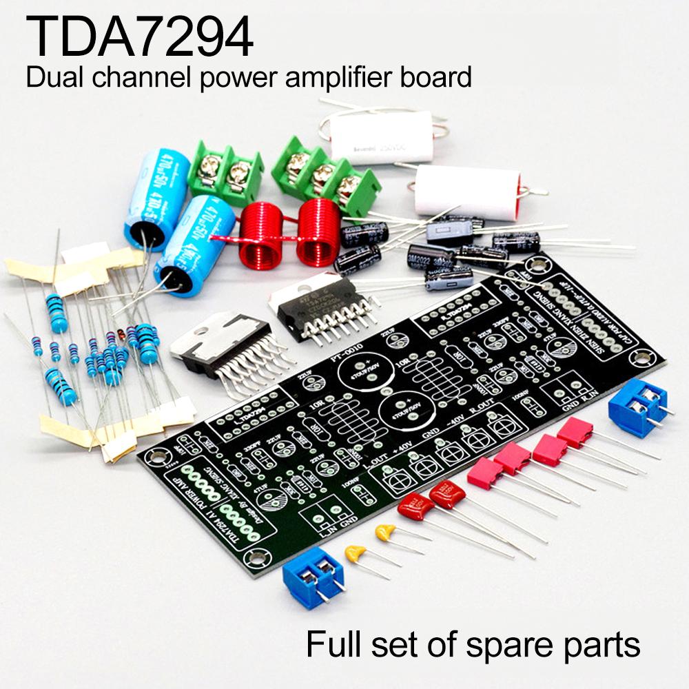 TDA7294 100W+100W Zweikanal Audio Verstärkerplatine Leistungsverstärkerplatine HIFI Verstärkermodul DIY Zubehör Sound Nachrüstung