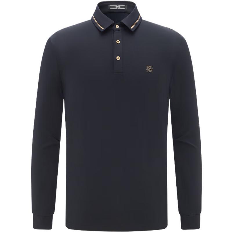 EMZ Erdos Men s Wool Blend Long-Sleeve Polo Shirt XL