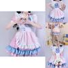 Charmantes und Elegantes Lolita-Kleid Maid-Uniform Outfit Mit Polster und Schürze