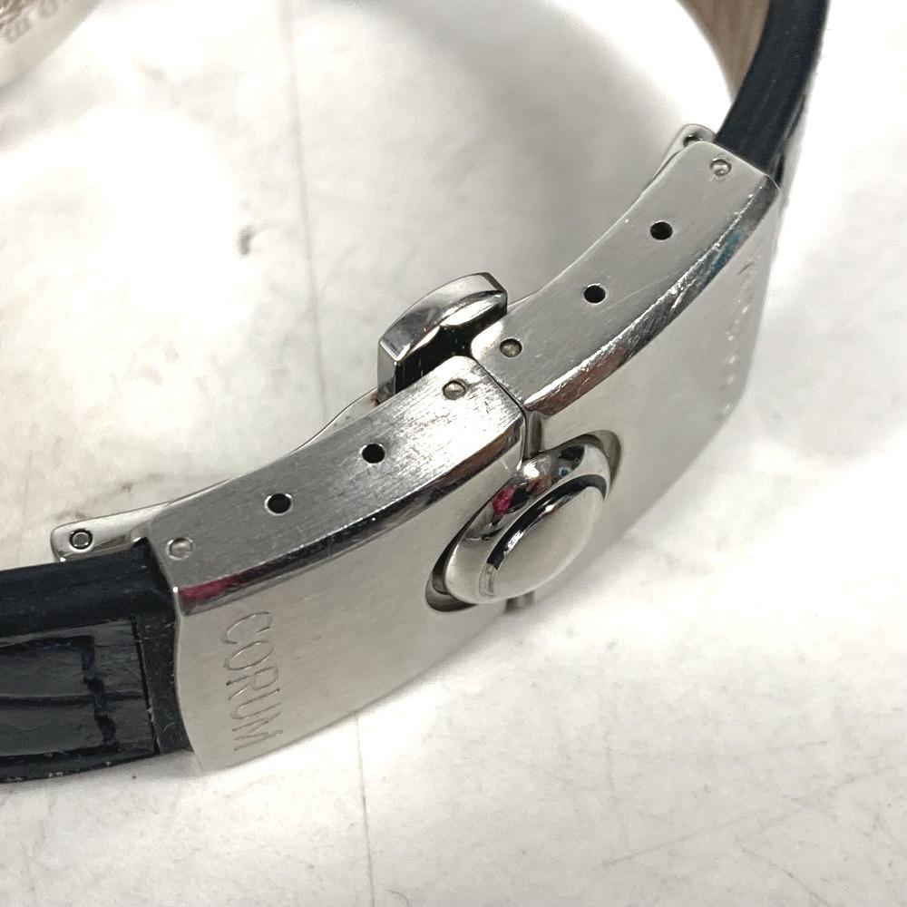 CORUM 39.151.47 Women's watch Bubble Diamond Bezel  Wristwatch SS blue/Black