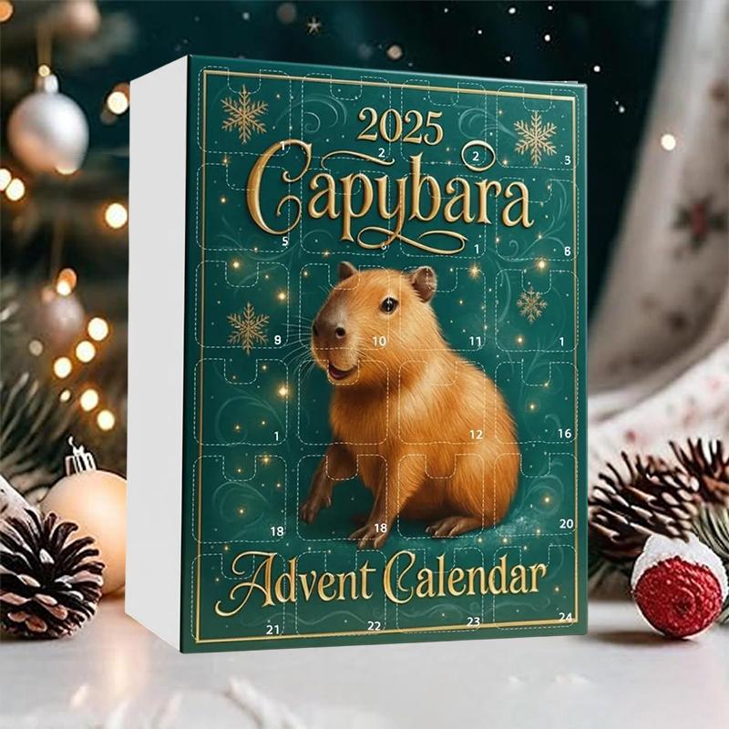 24 Days Capybara Advent Calendar Cute Capybara Christmas Ornaments Countdown Calendars Christmas Tree Pendant Surprises Gifts