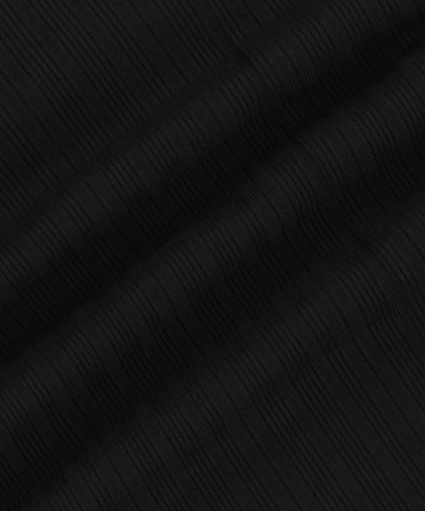 BROWNBREATH W Rib Mixed Pants - Black