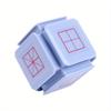 Kids Educational Six-Side Seal Clock Stamp Teaching Aids Toy Pinyin Revised Learning Recognition School Early Education Seals
