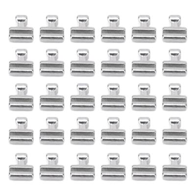 30pcs Orthodontic Crimpable Hook Portable Stainless Steel Dental Crimpable Hook Accessory for Arch Wire