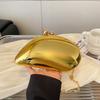 2025 Fashion Acrylic Shell Shaped Bag Luxury Sparkly Evening Purses for Women Clutch Handbag for Cocktail Party Dress Bag Purses