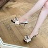 Temperament, Temperament, Small Fragrant Style, Women's Fine Heels, Travel Sandals, High Heels, Summer and Summer