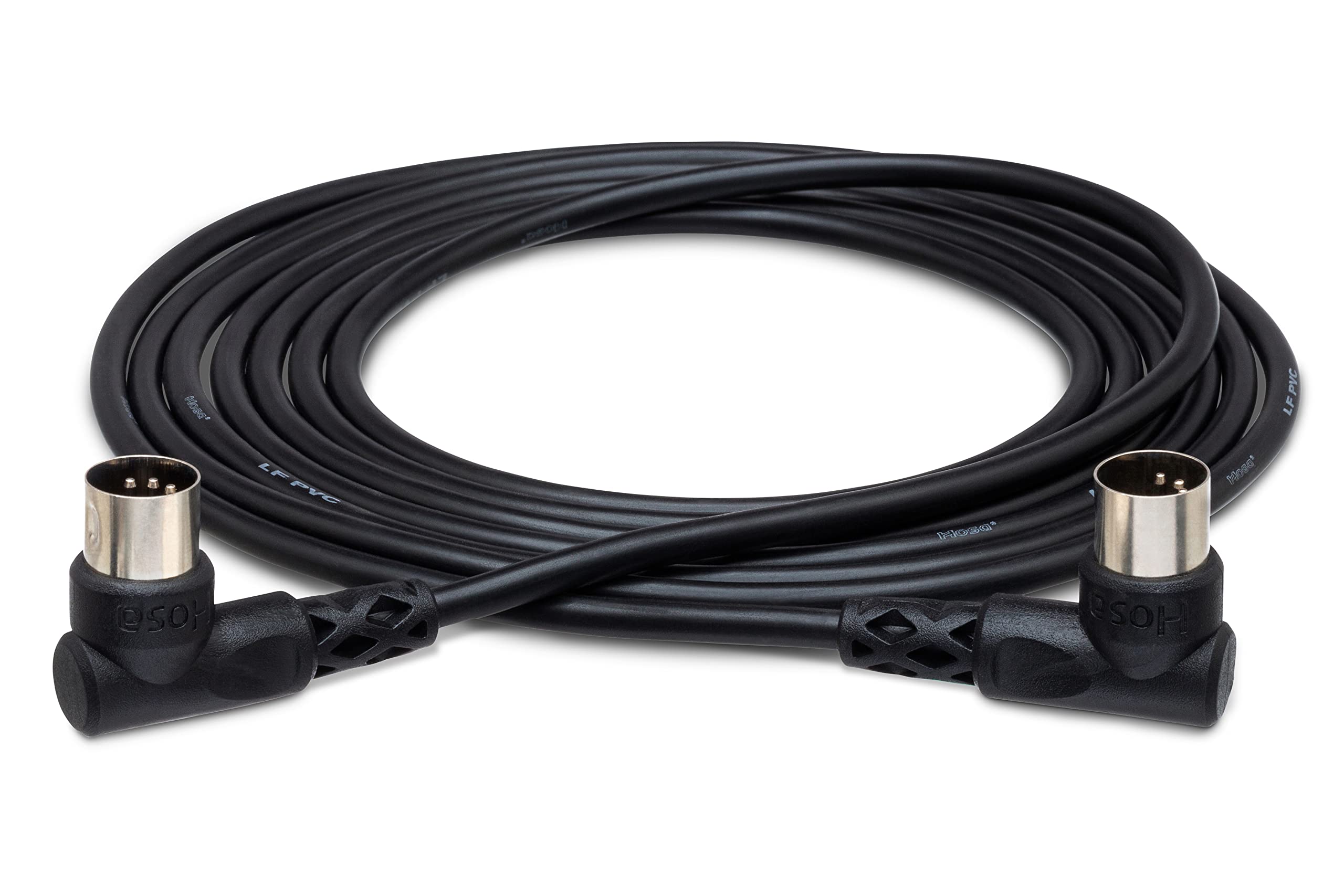 

Hosa 91cm MIDI cable MID-303RR double-sided L-shaped чорний