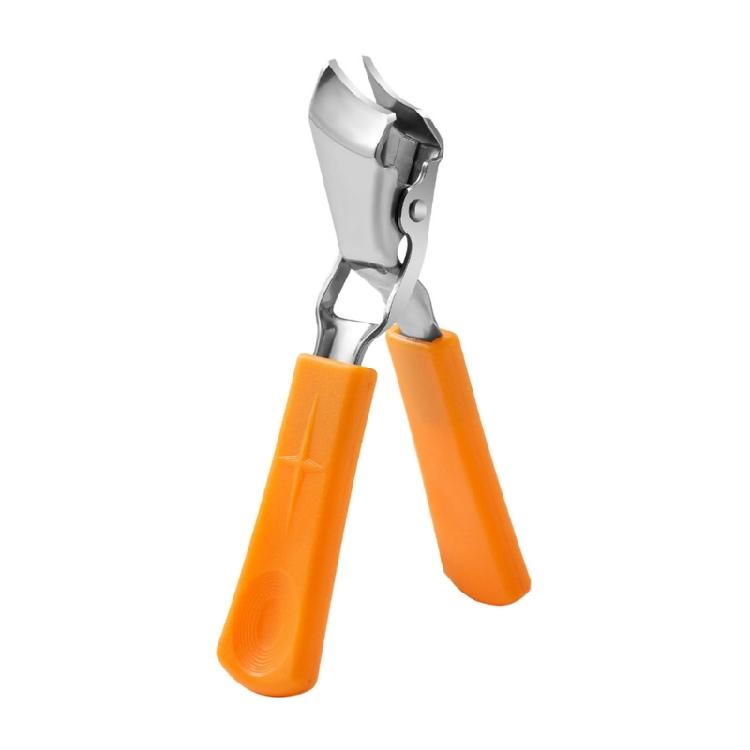 Wide Jaw Slanted Nail Trimmer for Thick Toenails with Stainless Steel Construction Curved Toenail Cutter for Adults