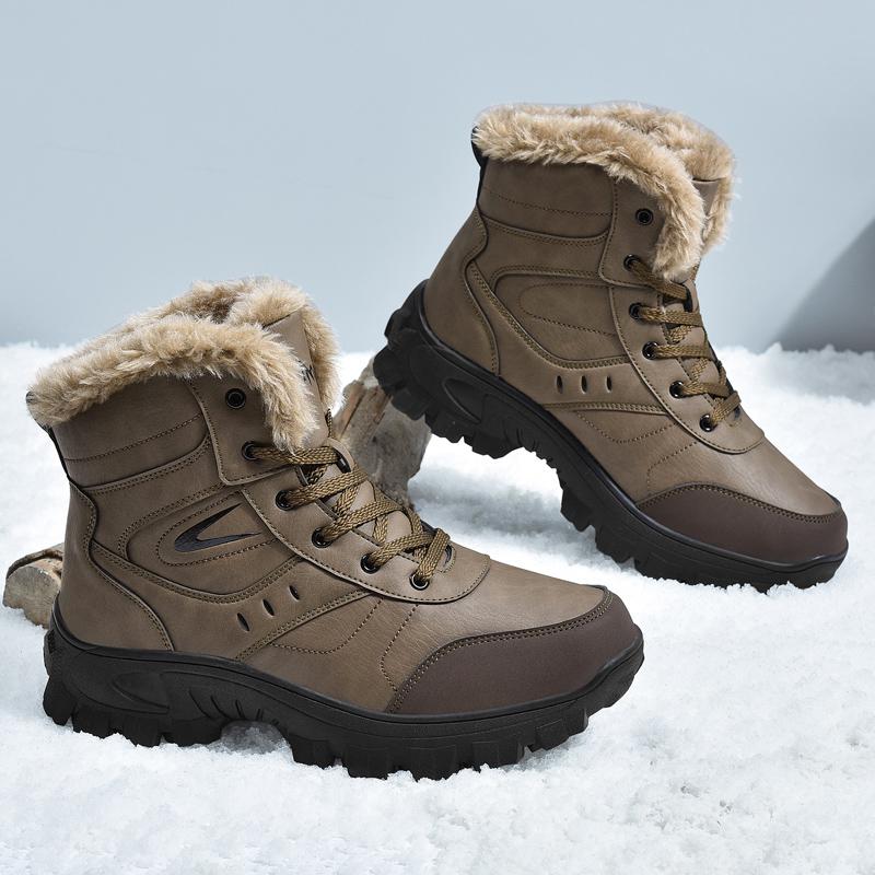 Men Winter Snow Boots Super Warm Women Hiking Boots Men's Outdoor Sneakers Men Winter Boots