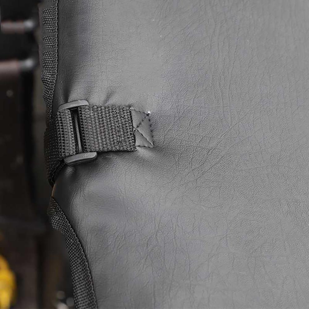 Car Top Roof Cover PU Leather Soft Sunshade For 1997-2006 Jeep Wrangler TJ Black