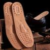 Echte Leder Atmungsaktive Dünne Leichte Schuh Einlagen Sommer Aktiver Komfort Fußgewölbe Unterstützung Polster Herren Damen