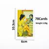 78 Cartes de Table Païennes Russes pour Fêtes Précognition Divination Jeu de Société Carte Tarot