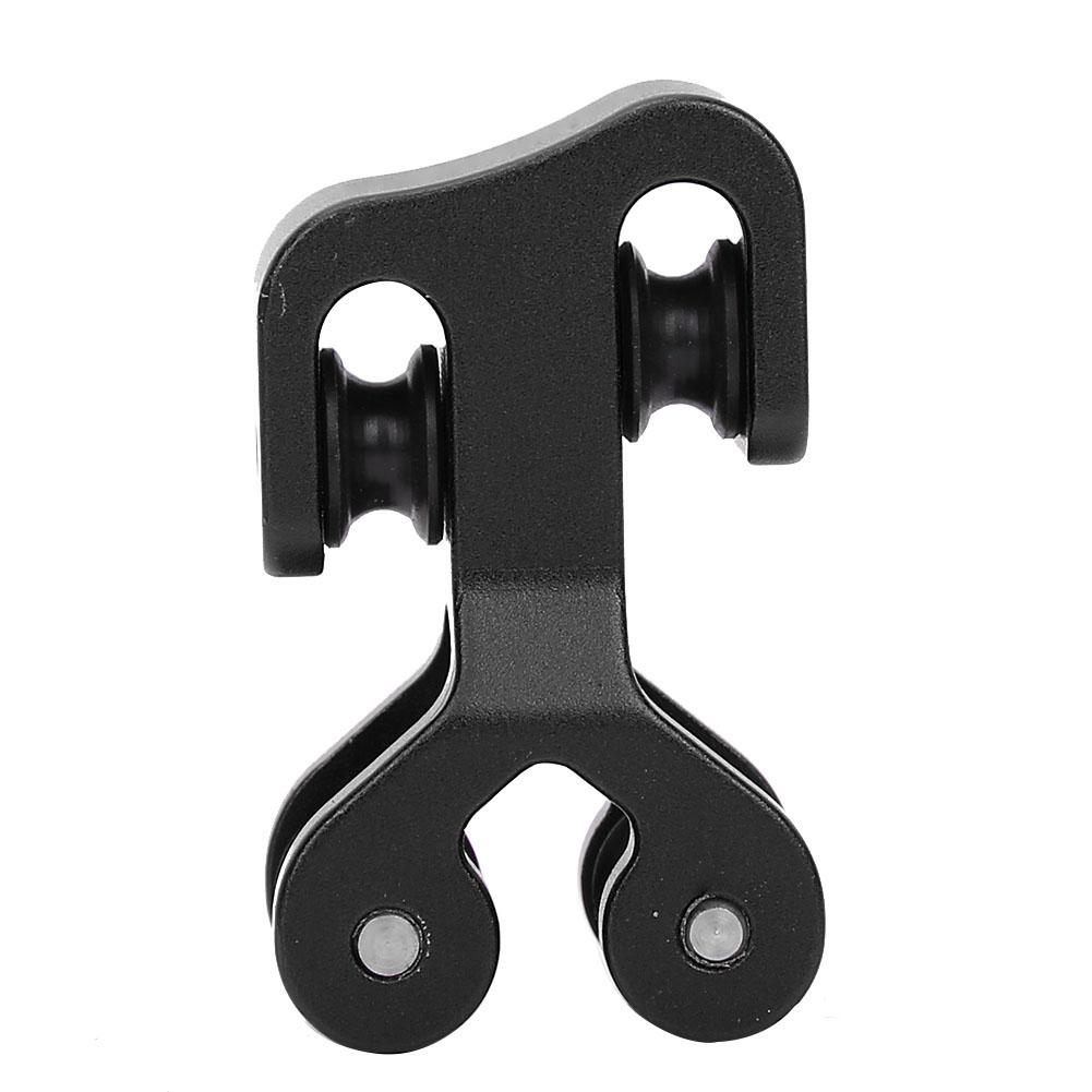 Aluminum Alloy Archery Cable Slide Bow String Roller Glide Block Separator black