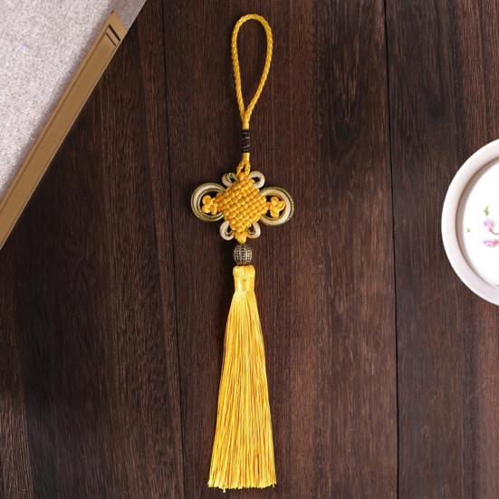 2 Stücke Chinesische Knoten Quasten Dekoration Handgemachte Günstige Glück Amulett Hause Auto Laterne Hängen Fransen Ornament Neue Jahr Geschenk