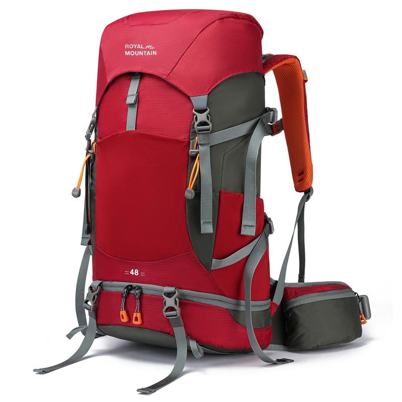 Wandelrugzak 50L Lichtgewicht Kampeer Reizen Rugzak voor Mannen Vrouwen Buiten Trekking Dagrugzak