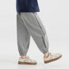 Duoduojia Boys' Striped Cool-Feel Knitted Jogger Pants