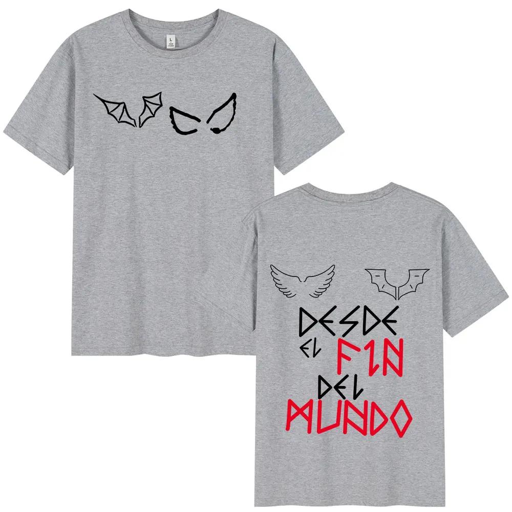 Rapper Duki From The End of The World T-shirt Mens Women Comfort Cotton Oversized T-shirts Hip Hop Vintage Short Sleeve T Shirts