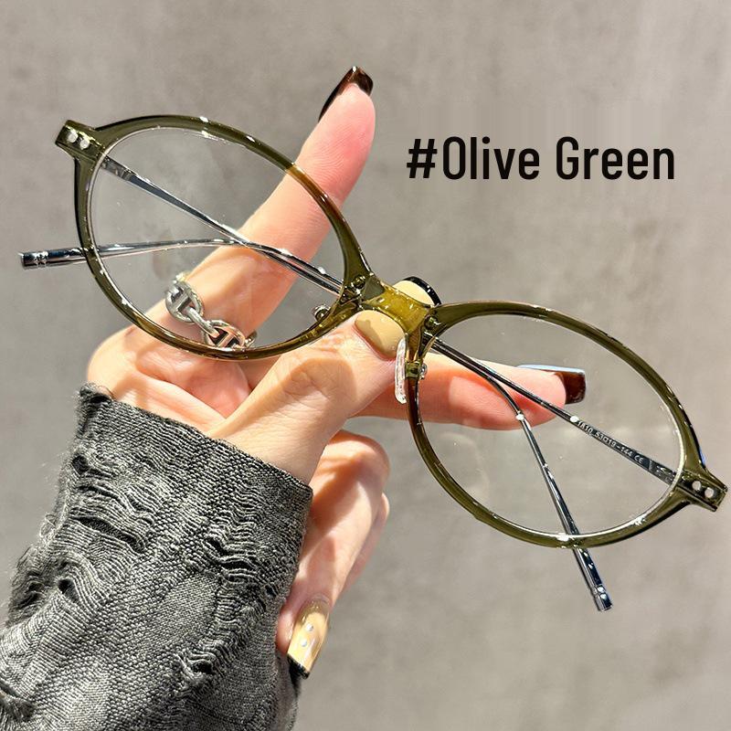 

Очки TR90 Nerd овальной формы для мужчин и женщин - Ретро стиль, Готовы для рецептурных линз