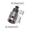 1.5-13mm Precise Keyless Drill Chuck-Converter 1/2-20UNF Thread Quick Change Adapter SDS-Plus Shank 1/4" Hex Accessories