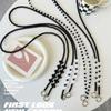Sweet Long Crossbody Phone Chain Long Cellphone Lanyard Phone Case Decor Beads Phone Strap  Girls