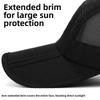 Schnelltrocknender Outdoor-Sonnenhut Unifarbene Sportkappen Modische Baseballkappe Golf