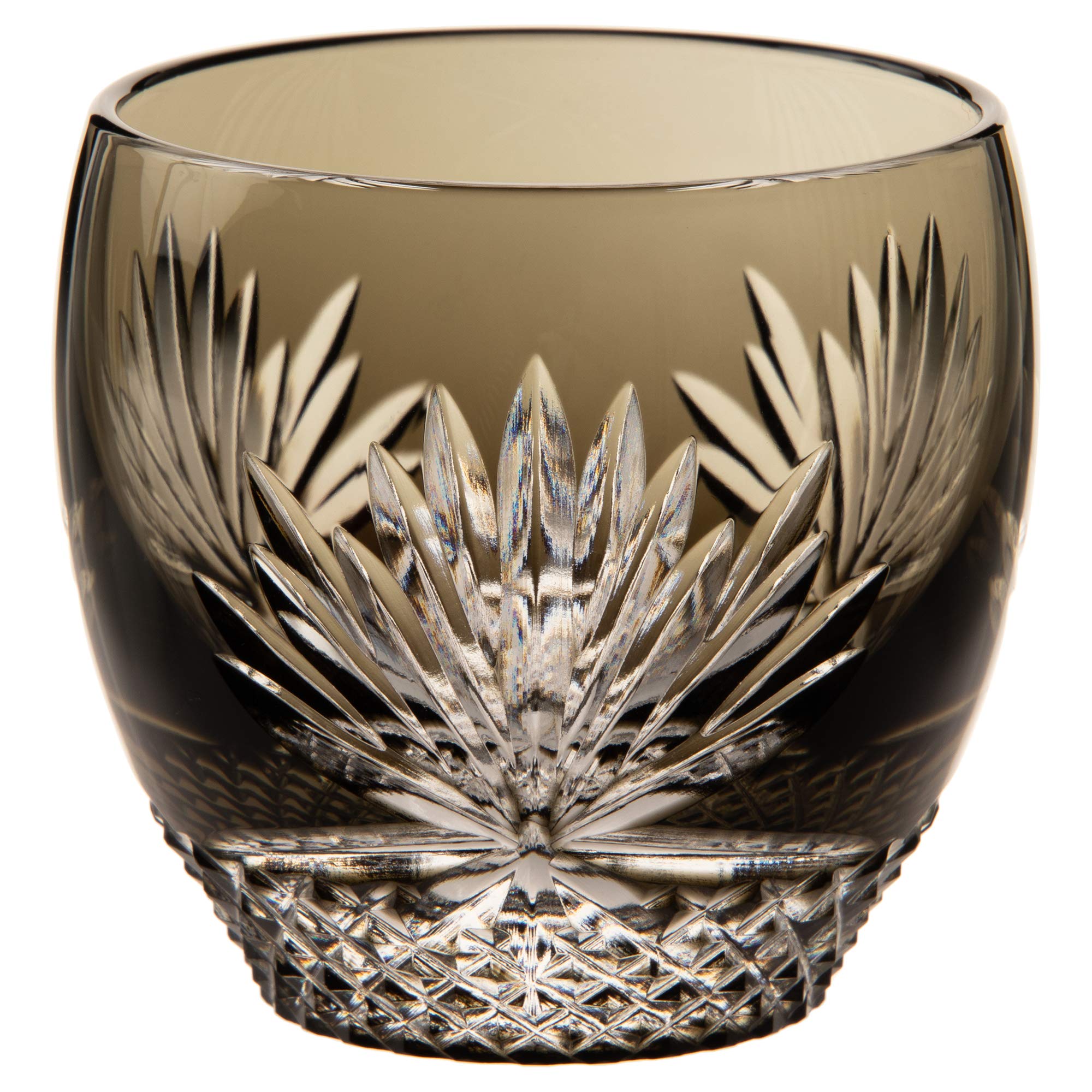 

Kagami Crystal Cold Sake Moonflower Blue Edo (Kagami) Cup, Design, Ink, 80cc, Kiriko, T535-2763BLK зелёный