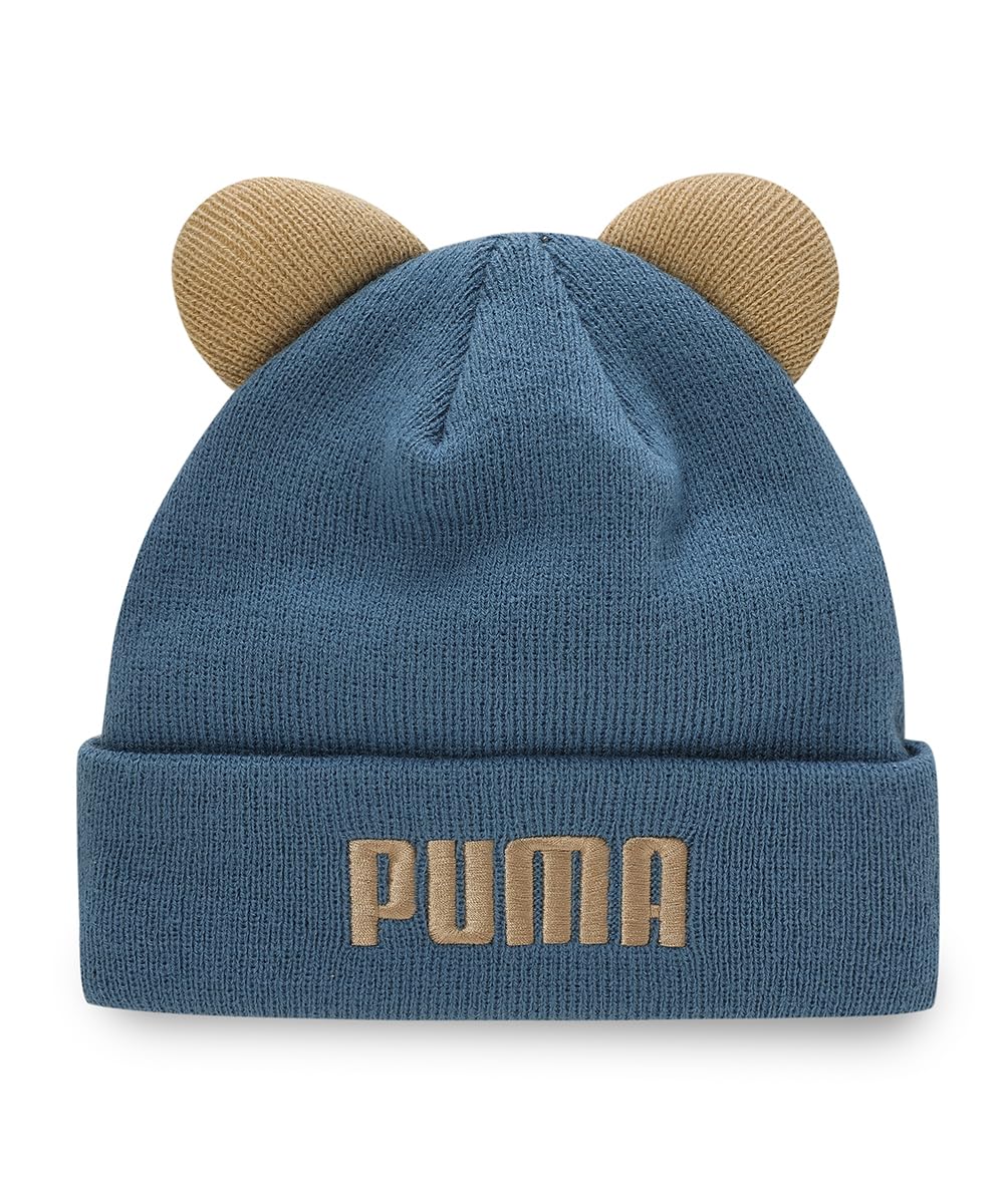 

Шапка вязаная шапка Watch Animal Beanie 025550 Kids 24 Color Blue Horizon [PUMA] Осень/Зима (01)