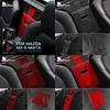 Kohlefaser-Innenaufkleber für Mazda MX-5 Miata 2009-2015 Heckkonsolen-Staufach-Zierleisten-Aufkleber