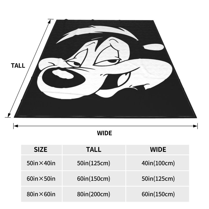 Pepe Le Pew Slash Guns N Roses 01 Blanket Plush Flannel All Season Cover Blanket For Sofa Bedroom
