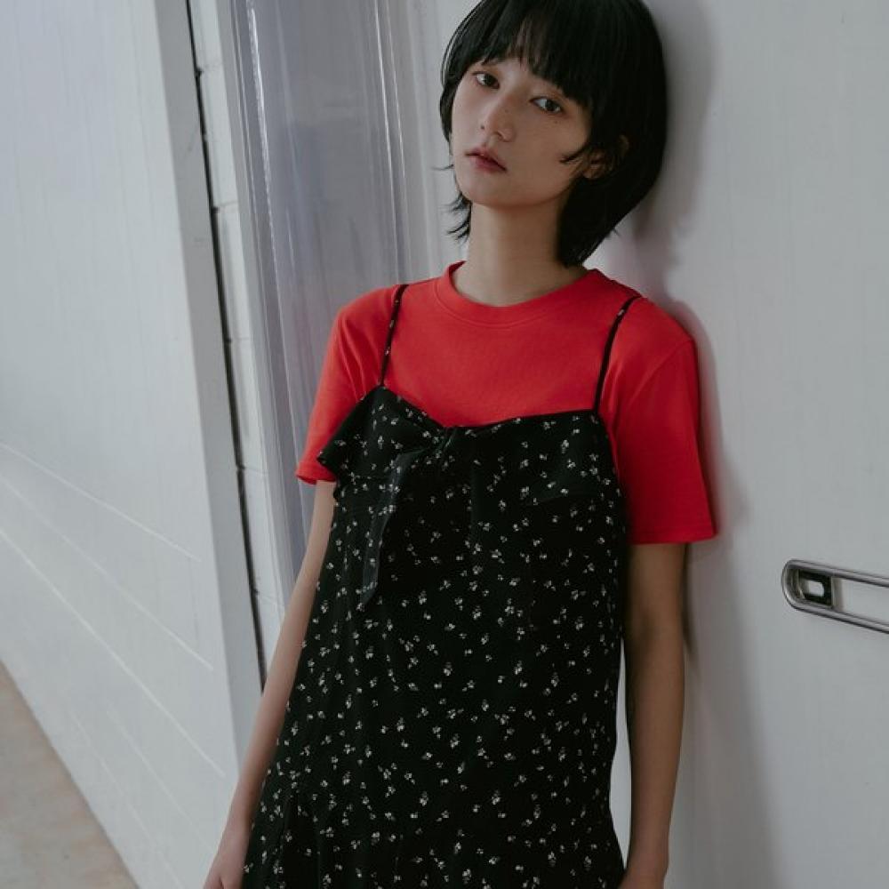 

Flower Print Long Sleeveless Dress As1wo260 IV (ivory)/FF