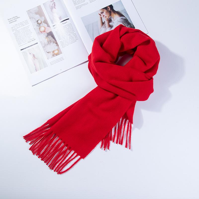 Wełniany zimowy szalik dla kobiet szaliki dla dorosłych szaliki dla pań moda kaszmirowy poncho otulacz