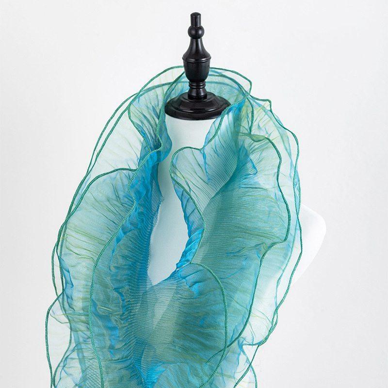 Meerjungfrau-Farbe, Netzstoff, Spitze, Kleidungszubehör, DIY, dekorativer Ausschnitt, Ärmel, Rock, Saum, Stoff, Breite 12 cm