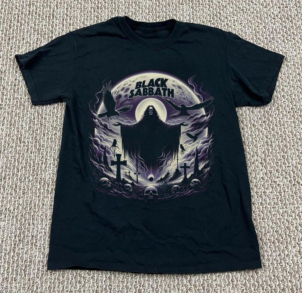 Rare Black Sabbath Rock Band T-shirt, Unisex Black Cotton T-shirt, Size S-5XL Unisex T-Shirt XXL