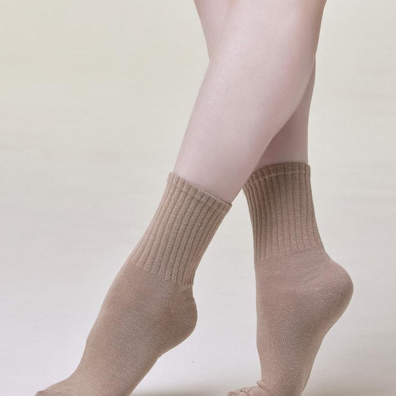 HUGDAY Basic Golji Quarter Socks