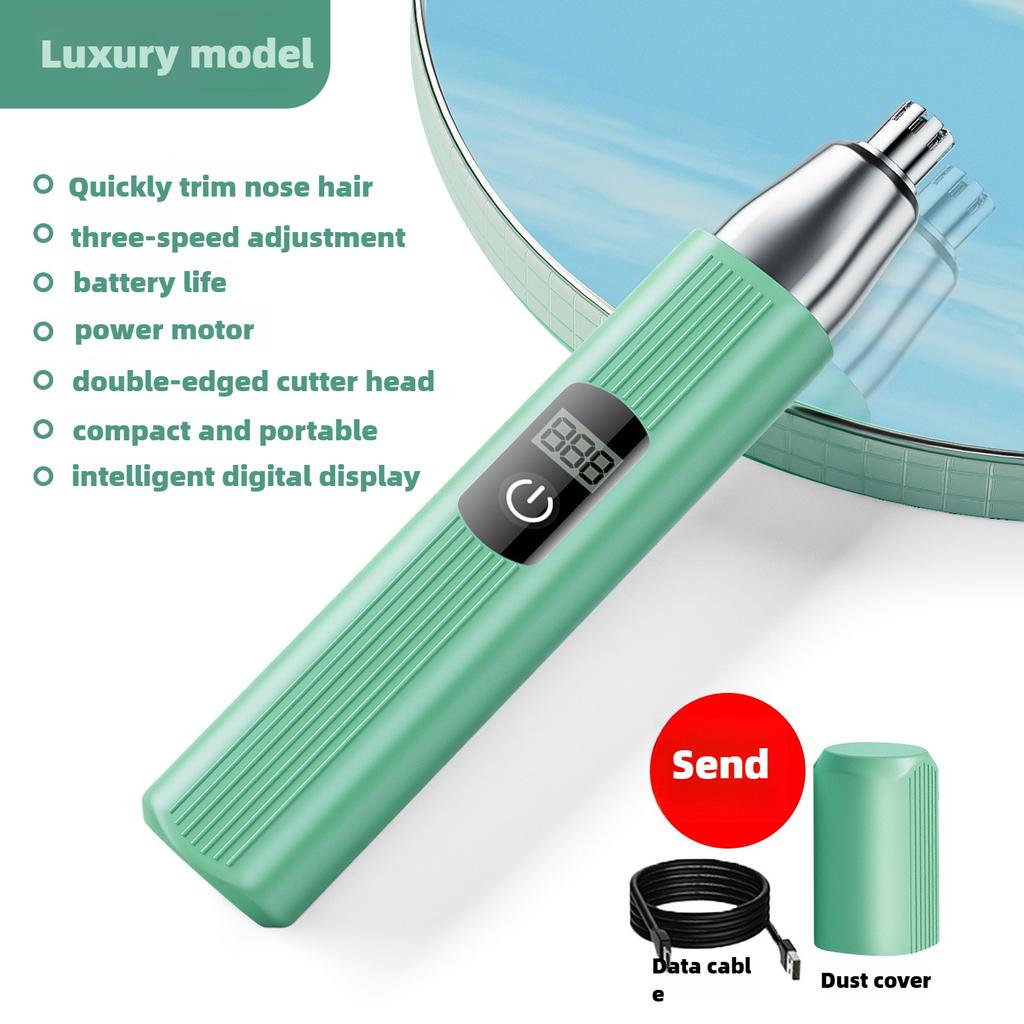 Elektrischer Nasenhaartrimmer Herren Nasenhaarrasierer wiederaufladbar Edelstahl Nasenhaartrimmer Artefakt