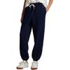 Polo Ralph Lauren Embroidered Pony Mid-Rise Drawstring Tapered Long Pocket Fleece Knit Sweatpants Women bottoms 211971700-002