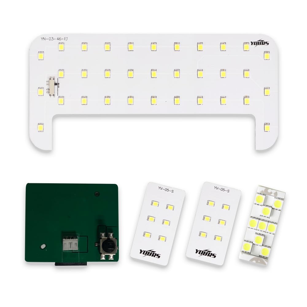 YOURS RAV4 LED Room Lamp Set Center Luggage Vanity Interior Custom Genuine Adjustable Light Custom Toyota M (post-minor Change) [White] [YOURS Design]