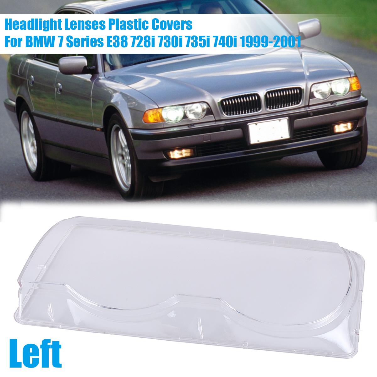Крышка фары Крышка линзы фары Замена для BMW E38 728i 730i 735i 740i 1999 2000 2001 Корпус крышки фары Left