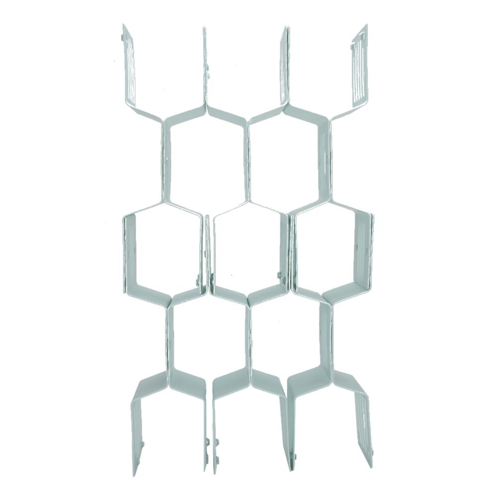 12pcs Drawer Divider Storage Shelves Household Storage Organizer Partition Underwear Drawer BoardLight Blue