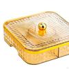 5-Compartment Serving Tray for Snacks And Fruits, Portable Food Container