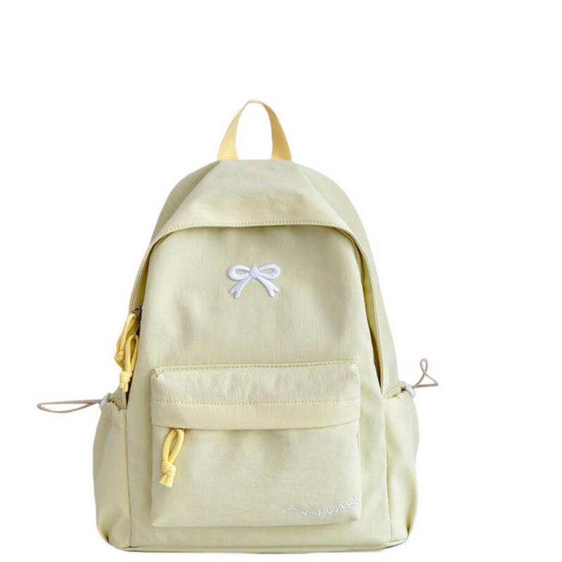 New Stylish Embroidered Backpack Korean Japanese Style Cute Casual School Bag for Girls Students Daily Commute Travel Bag