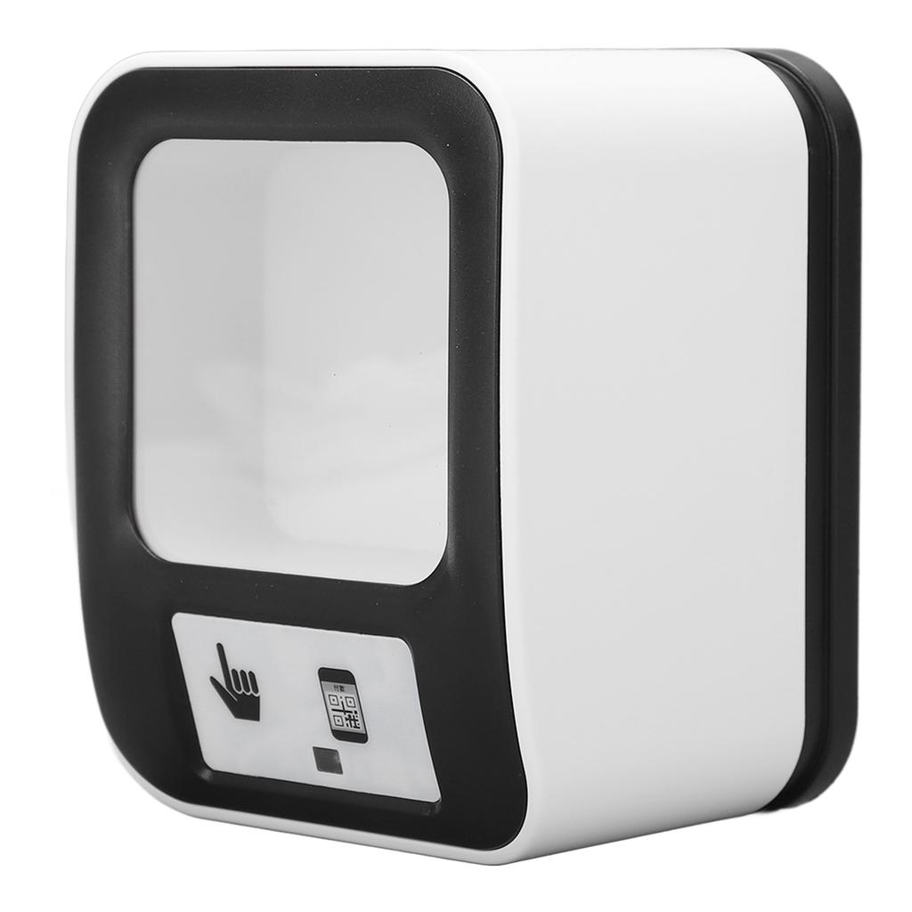 Desktop Barcodes Scanner USB Omnidirectional Hands Free Barcode Reader for Mobile Payment