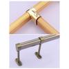 Half/All Pass Wardrobe Rail Support Flange Corner Flange Seat  For Clothes Pole Curtain Rod