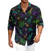 Men's Casual Button-Down Long-Sleeve Shirt