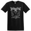 T-shirt Crâne Black Metal Immortel T-shirt de Groupe Dieux du Chaos du Nord