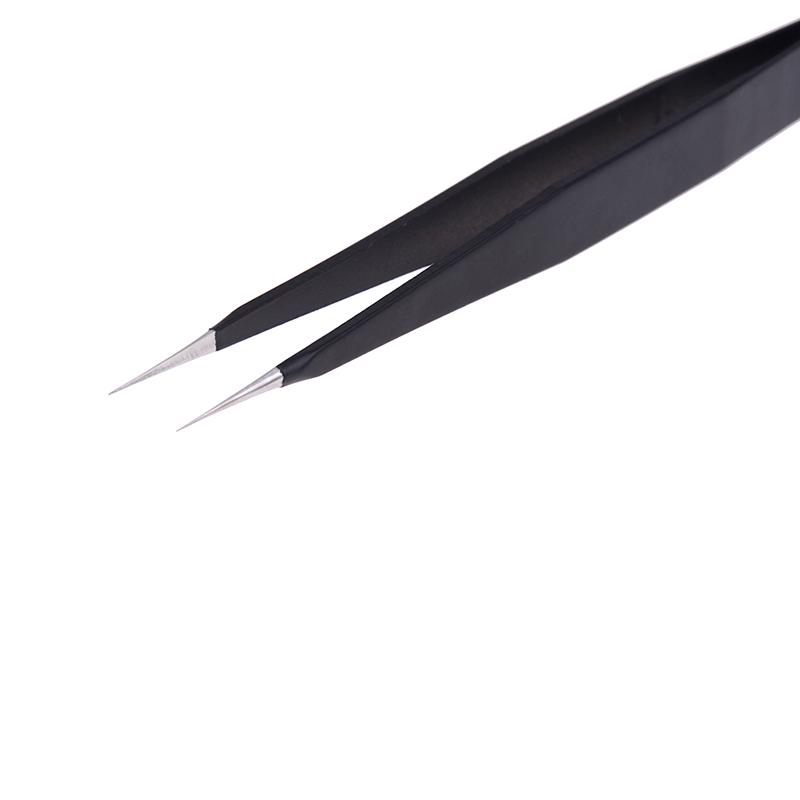 2 Stück Antistatische Ellbogen- und Gerade Edelstahlpinzetten Kuchenform