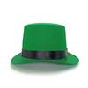 Felt Leprechaun Hat Black Ribbon St. Patrick's Day Costume St. Patrick's Day Green Hat  Carnival