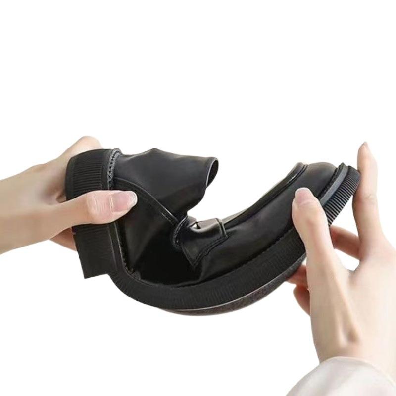 - Large size women's shoes soft leather versatile small leather shoes spring and summer new style single shoes
