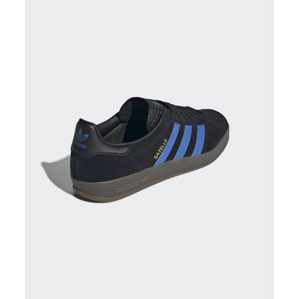 adidas Gazelle Indoor Czarne Niebieskie Guma Męskie Trampki Core-Black JQ2692